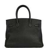 Pre-owned Hermes Birkin 30 Black Togo Gold Hardware - Thumbnail View 4