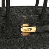 Pre-owned Hermes Birkin 30 Black Togo Gold Hardware - Thumbnail View 7