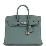 Hermes Birkin 25 Ciel Togo Palladium Hardware - Thumbnail View 1