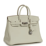 Hermes Birkin 25 Mushroom Togo Palladium Hardware - Thumbnail View 2