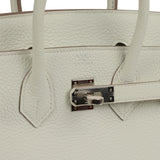 Hermes Birkin 25 Mushroom Togo Palladium Hardware - Thumbnail View 7