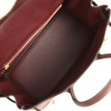 Hermes Birkin 25 Rouge Sellier Togo Gold Hardware - Thumbnail View 9