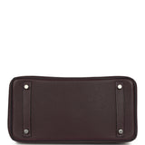 Pre-owned Hermes Special Order (HSS) Birkin 30 Raisin, Bleu Indigo Togo Brushed Palladium Hardware - Thumbnail View 6