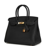 Hermes Birkin 30 Black Togo Gold Hardware - Thumbnail View 5