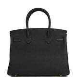 Hermes Birkin 30 Black Togo Gold Hardware - Thumbnail View 4