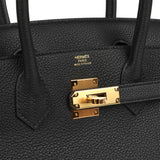 Hermes Birkin 30 Black Togo Gold Hardware - Thumbnail View 7
