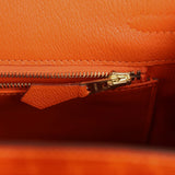 Vintage Hermes Birkin 25 Pain D'Epice Shiny Niloticus Crocodile Gold Hardware - Thumbnail View 9