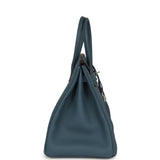 Hermes Birkin 35 Bleu Tempete Palladium Hardware - Thumbnail View 3