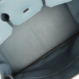 Hermes Birkin 35 Bleu Tempete Palladium Hardware - Thumbnail View 8
