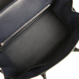 Hermes Special Order (HSS) Birkin 30 Black Verso Epsom Palladium Hardware - Thumbnail View 8