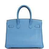 Hermes Birkin 30 Bleu Paradise Clemence Palladium Hardware - Thumbnail View 4
