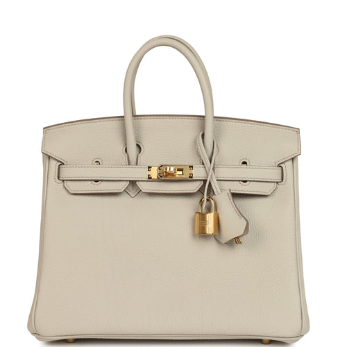 Hermes Birkin 25 Beton Togo Gold Hardware