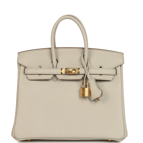 Hermes Birkin 25 Beton Togo Gold Hardware