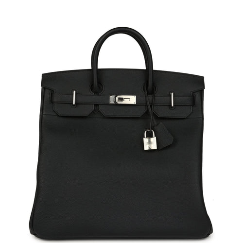 Hermes HAC Birkin 40 Black Togo Palladium Hardware