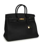 Hermes Birkin 40 Black Togo Gold Hardware - Thumbnail View 2