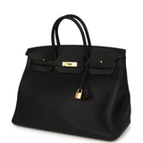 Hermes Birkin 40 Black Togo Gold Hardware - Thumbnail View 5