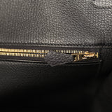 Hermes Birkin 40 Black Togo Gold Hardware - Thumbnail View 9