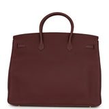 Pre-owned Hermes Birkin 40 Bordeaux Togo Gold Hardware - Thumbnail View 4