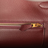 Pre-owned Hermes Birkin 40 Bordeaux Togo Gold Hardware - Thumbnail View 9