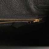 Hermes Birkin Sellier 25 Black Ostrich Gold Hardware - Thumbnail View 8