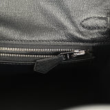 Hermes Birkin 25 Black Matte Alligator Palladium Hardware - Thumbnail View 9