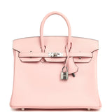Hermes Birkin 25 Rose Sakura Swift Palladium Hardware - Thumbnail View 1