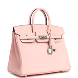 Hermes Birkin 25 Rose Sakura Swift Palladium Hardware - Thumbnail View 2