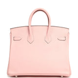 Hermes Birkin 25 Rose Sakura Swift Palladium Hardware - Thumbnail View 4