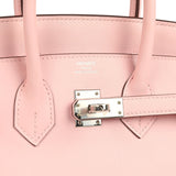 Hermes Birkin 25 Rose Sakura Swift Palladium Hardware - Thumbnail View 7