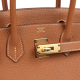 Pre-owned Hermes Birkin 30 Gold Togo Gold Hardware - Thumbnail View 7