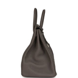 Pre-owned Hermes Birkin 40 Etain Togo Palladium Hardware - Thumbnail View 3