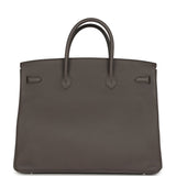 Pre-owned Hermes Birkin 40 Etain Togo Palladium Hardware - Thumbnail View 4