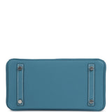 Hermes Birkin 25 Blue Jean Togo Palladium Hardware - Thumbnail View 6