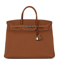 Hermes Birkin 40 Gold Togo Palladium Hardware
