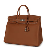 Hermes Birkin 40 Gold Togo Palladium Hardware - Thumbnail View 5