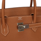 Hermes Birkin 40 Gold Togo Palladium Hardware - Thumbnail View 7