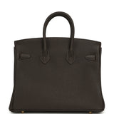 Hermes Birkin 25 Bai-Brun Togo Permabrass Hardware - Thumbnail View 4