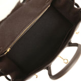 Hermes Birkin 25 Bai-Brun Togo Permabrass Hardware - Thumbnail View 9
