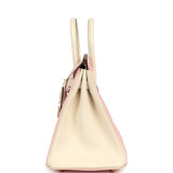 Hermes Special Order (HSS) Birkin 25 Rose Sakura, Nata Chevre Mysore Brushed Gold Hardware - Thumbnail View 3