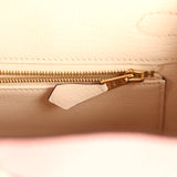 Hermes Special Order (HSS) Birkin 25 Rose Sakura, Nata Chevre Mysore Brushed Gold Hardware - Thumbnail View 8