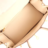 Hermes Special Order (HSS) Birkin 25 Rose Sakura, Nata Chevre Mysore Brushed Gold Hardware - Thumbnail View 9