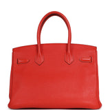 Pre-owned Hermes Birkin 30 Capucine Togo Palladium Hardware - Thumbnail View 3