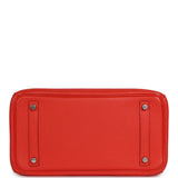 Pre-owned Hermes Birkin 30 Capucine Togo Palladium Hardware - Thumbnail View 6