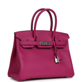 Hermes Birkin 30 Rose Poupre Epsom Palladium Hardware - Thumbnail View 2