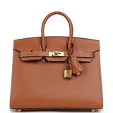 Hermes Birkin Sellier 25 Gold Madame Gold Hardware - Thumbnail View 1