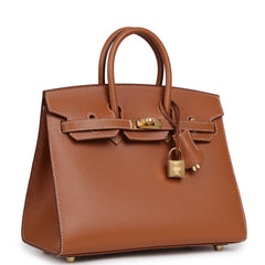 Hermes Birkin Sellier 25 Gold Madame Gold Hardware