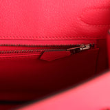 Pre-owned Hermes Birkin 30 Rose Extreme Epsom Palladium Hardware - Thumbnail View 8