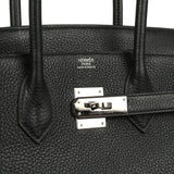 Pre-owned Hermes Birkin 30 Black Togo Palladium Hardware - Thumbnail View 7