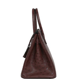 Hermes Birkin 30 Rouge Sellier Ostrich Gold Hardware - Thumbnail View 3