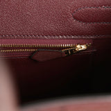 Hermes Birkin 30 Rouge Sellier Ostrich Gold Hardware - Thumbnail View 8
